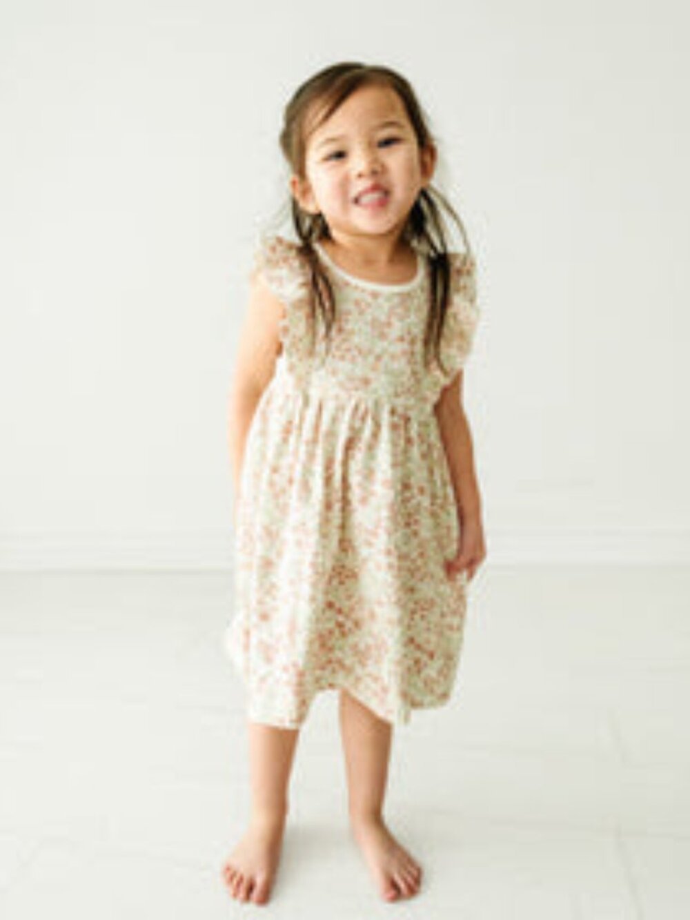 Make Make Organics Flutter Dress 2-3Y Organic Cotton NWT Baby Girl